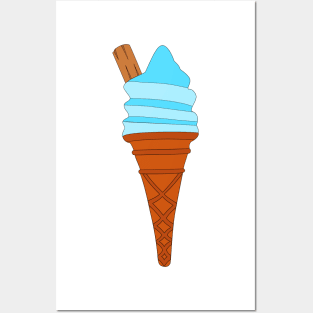 Bubblegum Ice Cream Posters and Art